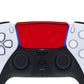 eXtremeRate Retail Chrome Red Replacement Touchpad Cover Compatible with ps5 Controller BDM-010 BDM-020 & BDM-030, Custom Part Touch Pad Compatible with ps5 Controller - Controller NOT Included - JPF4047G3