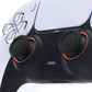 eXtremeRate Retail Orange Replacement Accessories for ps5 Controller, Custom Accent Rings for ps5 Controller - Controller NOT Included - JPF5004