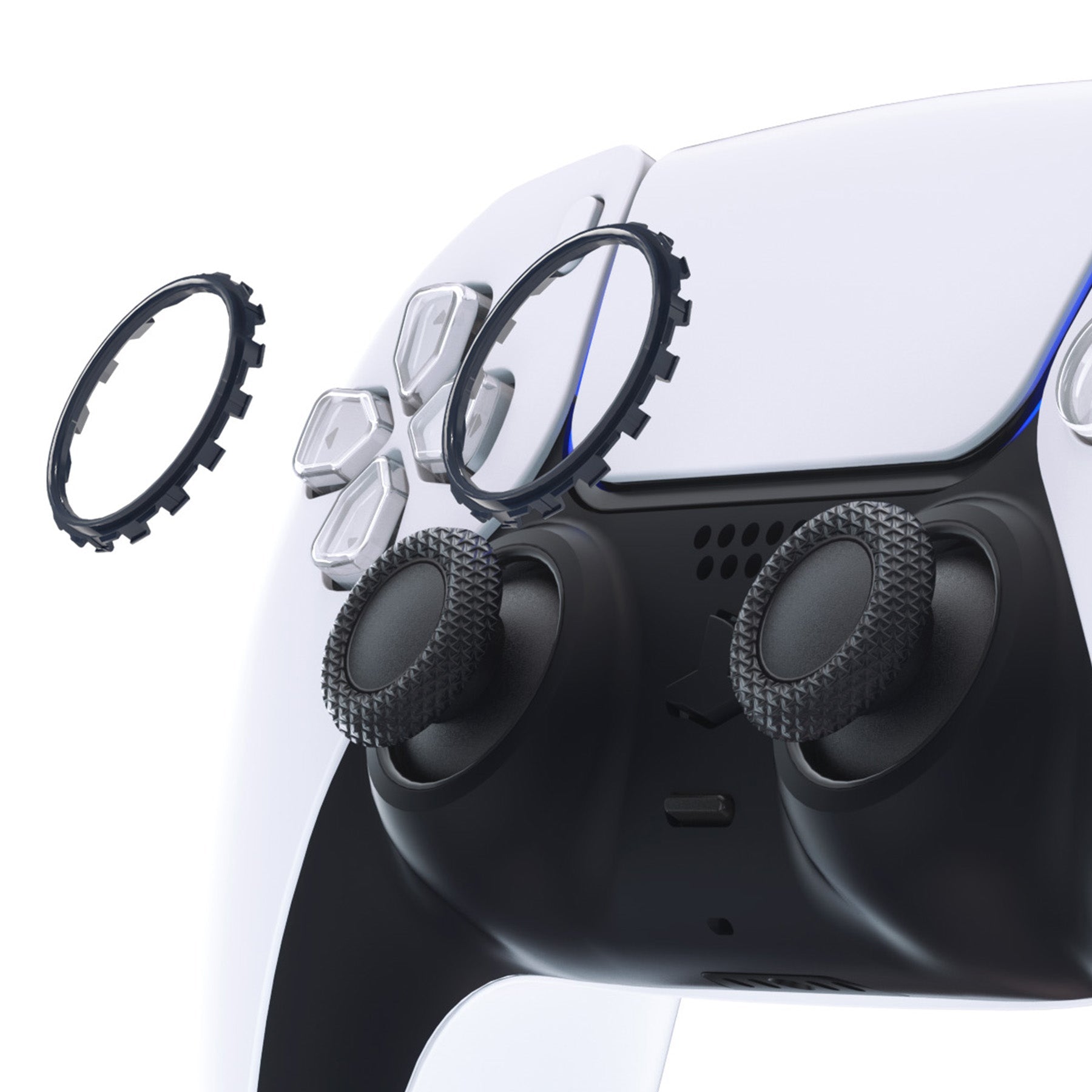eXtremeRate Midnight Blue Replacement Accessories for PS5