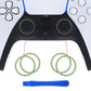 eXtremeRate Retail Matcha Green Replacement Accessories for ps5 Controller, Custom Accent Rings for ps5 Controller - Controller NOT Included - JPF5017