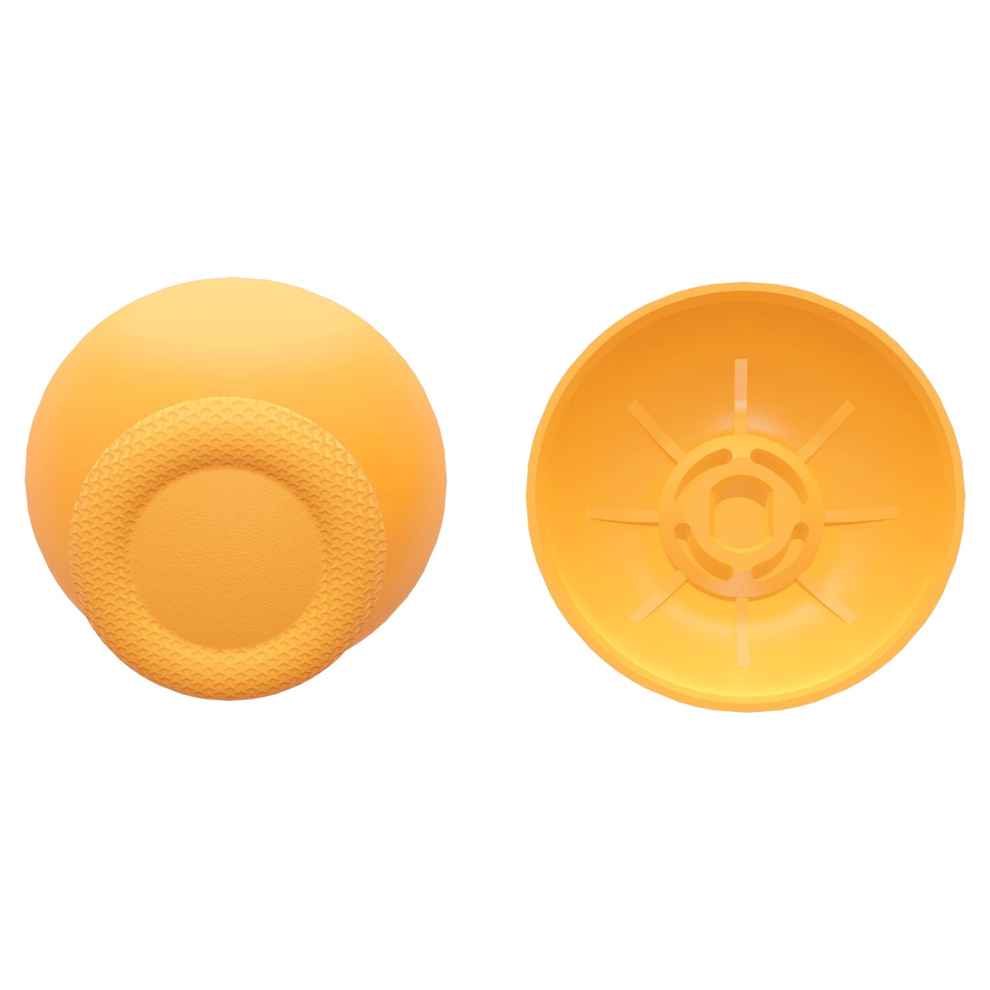 eXtremeRate Retail Caution Yellow Replacement Thumbsticks for ps5 Controller, Custom Analog Stick Joystick Compatible with ps5, for ps4 All Model Controller - JPF610