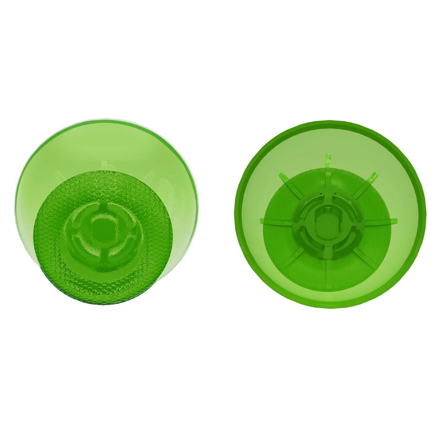 eXtremeRate Retail Clear Green Replacement Thumbsticks for ps5 Controller, Custom Analog Stick Joystick Compatible with ps5, for ps4 All Model Controller - JPF623