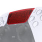 eXtremeRate Retail Clear Red Replacement Touchpad Cover Compatible with ps5 Controller BDM-010 BDM-020 & BDM-030, Custom Part Touch Pad Compatible with ps5 Controller - Controller NOT Included - JPF8002G3