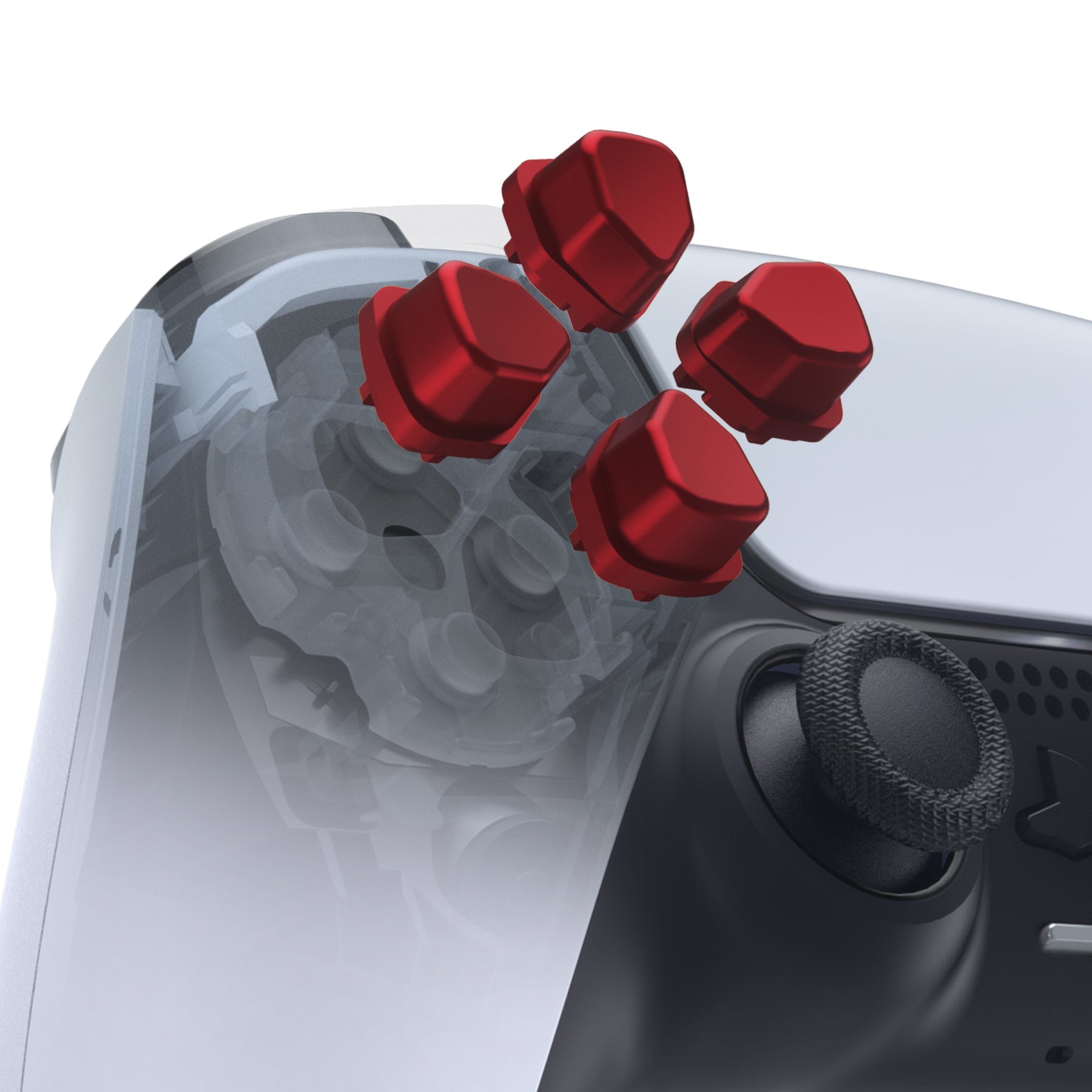 Ergonomic Split Dpad Buttons for PS5 & PS5 Edge & PS4 – eXtremeRate Retail