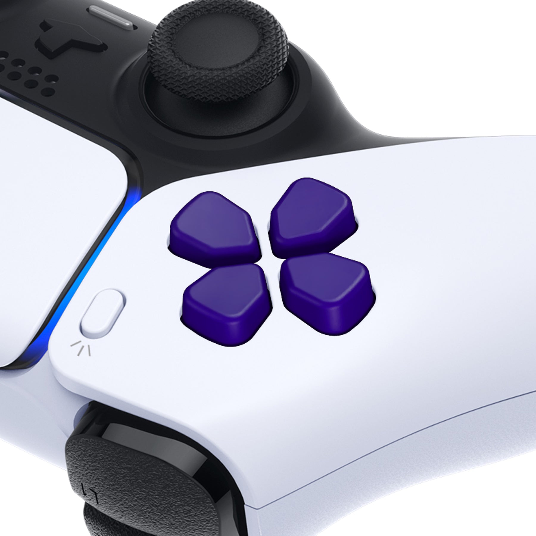 eXtremeRate Ergonomic Split Dpad Buttons (SDP Buttons) for PS5 & PS5 Edge &  PS4 All Model Controller - Purple