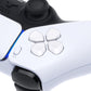 eXtremeRate Retail Ergonomic Split Dpad Buttons (SDP Buttons) for ps5 Controller, White Independent Dpad Direction Buttons for ps5, for ps4 All Model Controller - JPF8018