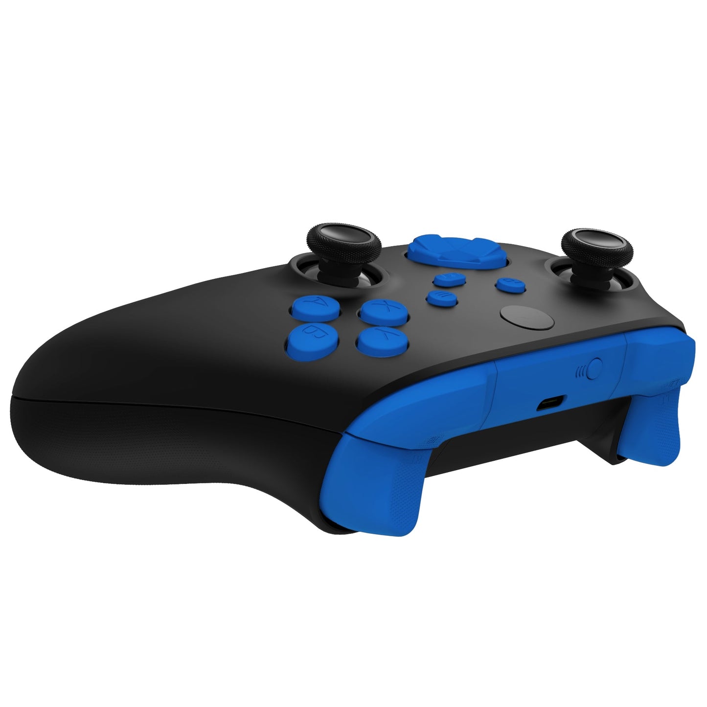 eXtremeRate Retail Blue Replacement Buttons for Xbox Series S & Xbox Series X Controller, LB RB LT RT Bumpers Triggers D-pad ABXY Start Back Sync Share Keys for Xbox Series X/S Controller - JX3105