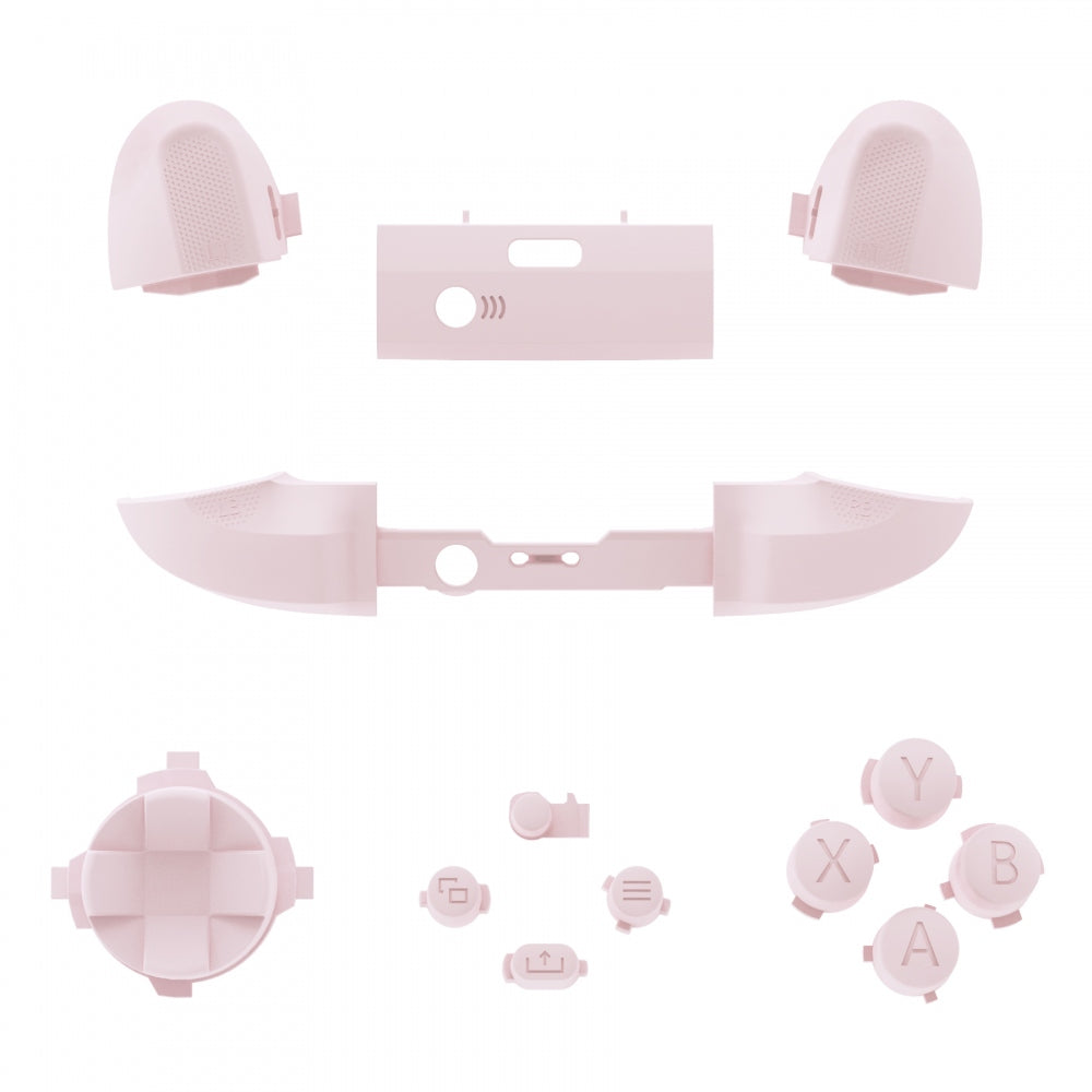 eXtremeRate Cherry Blossoms Pink Replacement Buttons for Xbox Series S ...
