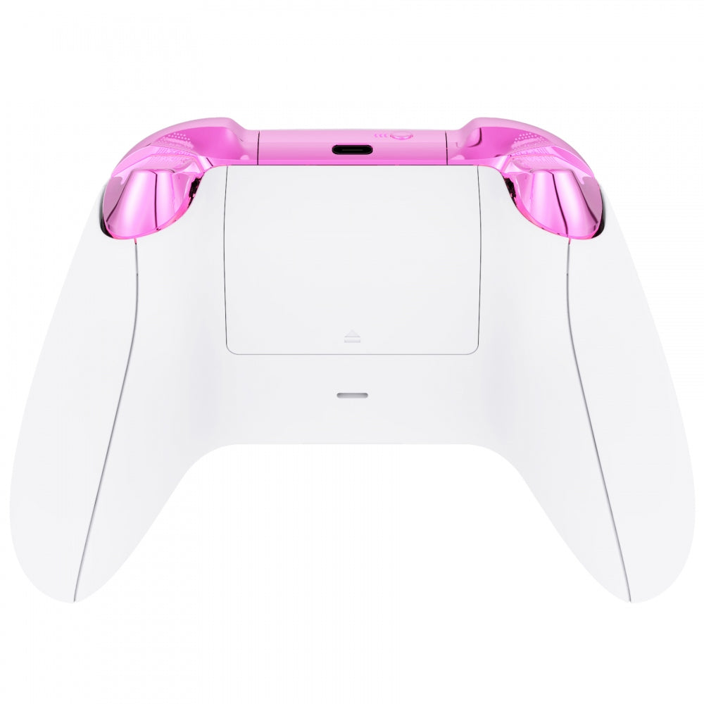 eXtremeRate Retail Chrome Pink Replacement Buttons for Xbox Series S & Xbox Series X Controller, LB RB LT RT Bumpers Triggers D-pad ABXY Start Back Sync Share Keys for Xbox Series X/S Controller  - JX3207