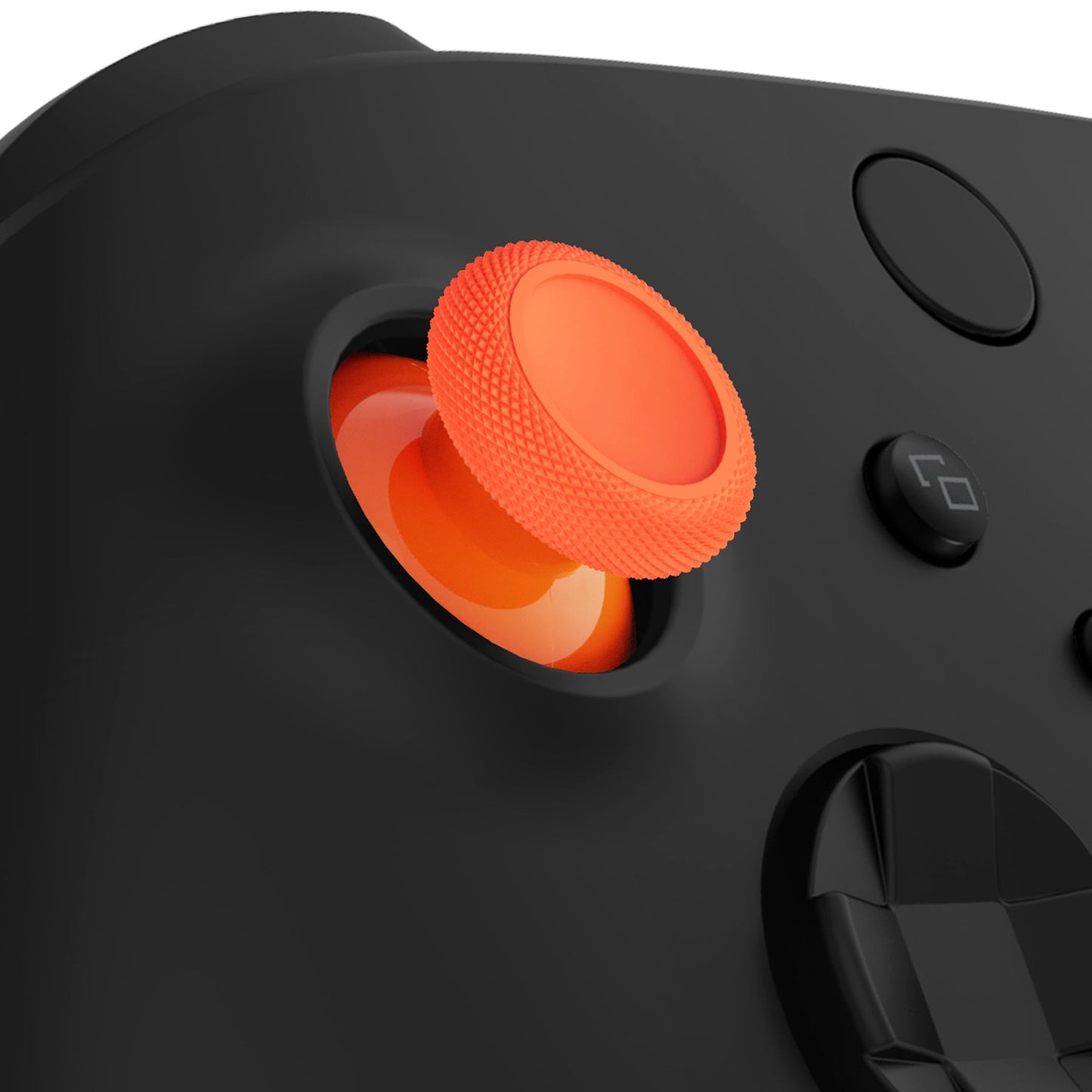 eXtremeRate Retail Orange Replacement Thumbsticks for Xbox Series X/S Controller, for Xbox One Standard Controller Analog Stick, Custom Joystick for Xbox One X/S, for Xbox One Elite Controller - JX3402