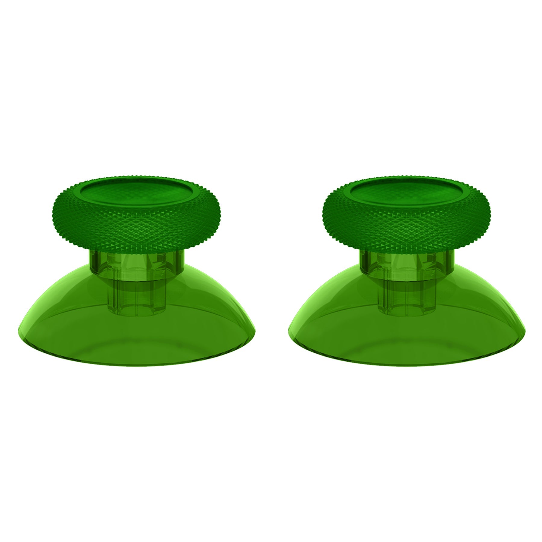 eXtremeRate Retail Clear Green Replacement Thumbsticks for Xbox Series X/S Controller, for Xbox One Standard Controller Analog Stick, Custom Joystick for Xbox One X/S, for Xbox One Elite Controller - JX3424