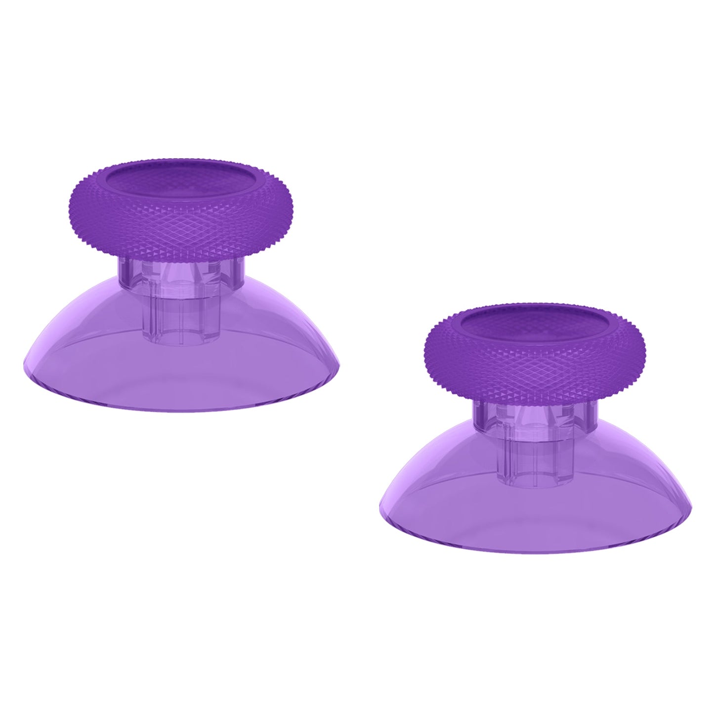 eXtremeRate Retail Clear Atomic Purple Replacement Thumbsticks for Xbox Series X/S Controller, for Xbox One Standard Controller Analog Stick, Custom Joystick for Xbox One X/S, for Xbox One Elite Controller - JX3426