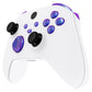 eXtremeRate Retail No Letter Imprint Custom Full Set Buttons for Xbox Series X/S Controller, Chameleon Purple Blue Replacement Accessories Bumpers Triggers Dpad ABXY Buttons for Xbox Series X/S, Xbox Core Controller - JX3501