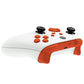eXtremeRate Retail No Letter Imprint Custom Full Set Buttons for Xbox Series X/S Controller, Orange Replacement Accessories Bumpers Triggers Dpad ABXY Buttons for Xbox Series X/S, Xbox Core Controller - JX3504