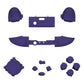 eXtremeRate Retail No Letter Imprint Custom Full Set Buttons for Xbox Series X/S Controller, Purple Replacement Accessories Bumpers Triggers Dpad ABXY Buttons for Xbox Series X/S, Xbox Core Controller - JX3507