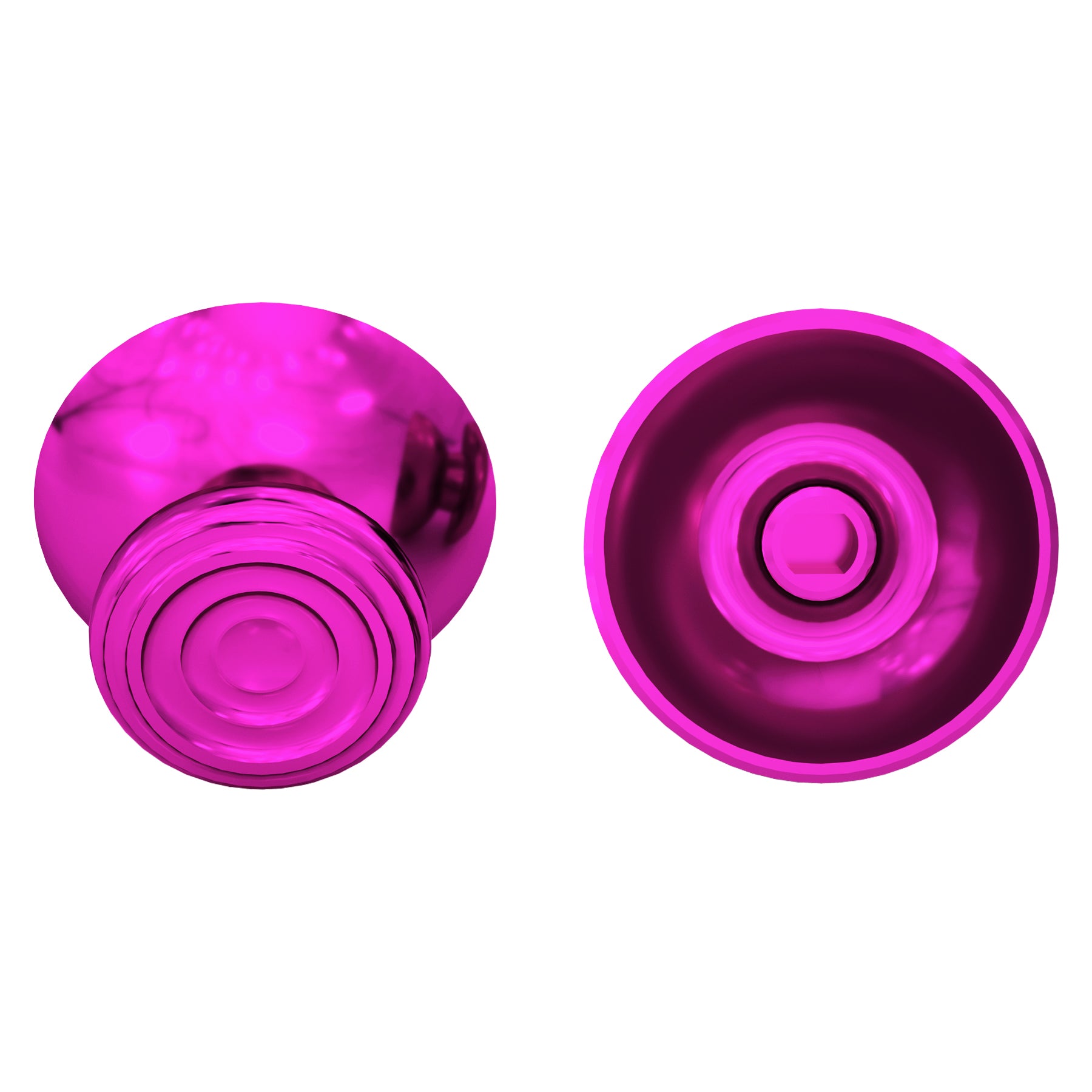 eXtremeRate Retail eXtremeRate Custom Purple Metal Thumbsticks for Xbox Series X/S Controller, Concentric Circles Aluminum Alloy Analog Stick for Xbox One S/X, Replacement Joystick for Xbox One Standard Elite Controller - JX3C005