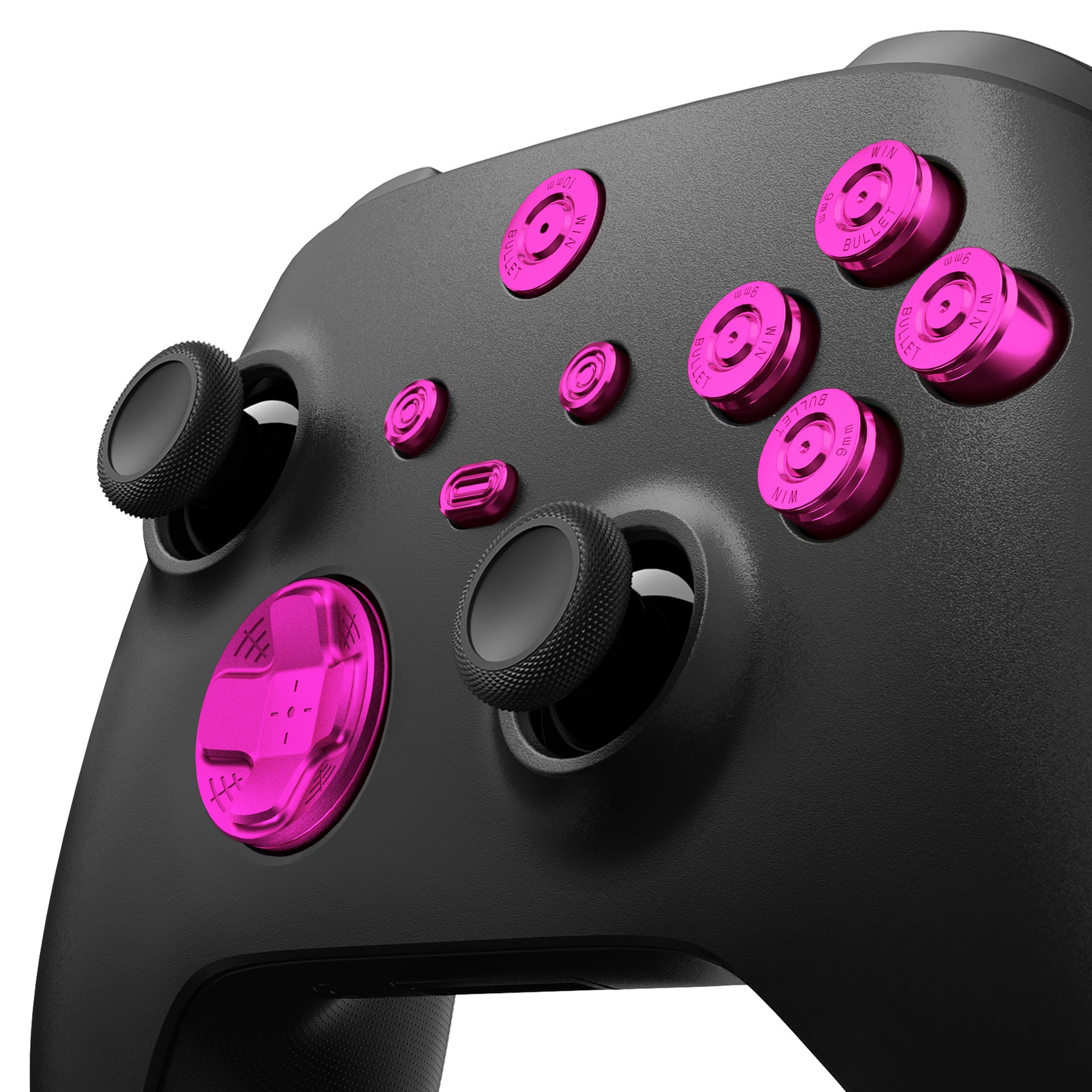 eXtremeRate 9 in 1 Custom Gold Metal Buttons for Xbox Series X/S Controller  & Xbox Core Controller - Purple