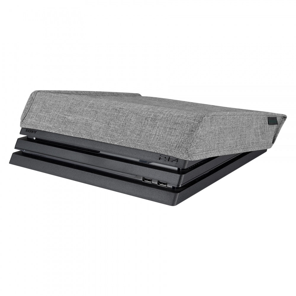 eXtremeRate Retail Personalized Gray Waterproof Dust Proof Cover Sleeve for ps4 Pro Console -JYP4O0008GC