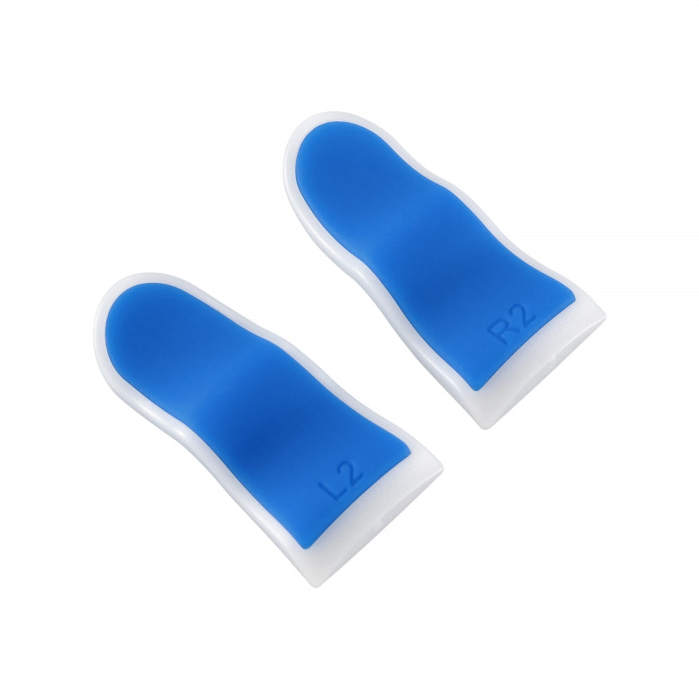 eXtremeRate 1 Pair L2 R2 Buttons Extention Trigger for PS4 Slim Pro  Controller (JDM-001/011/040/050/055) - Blue White