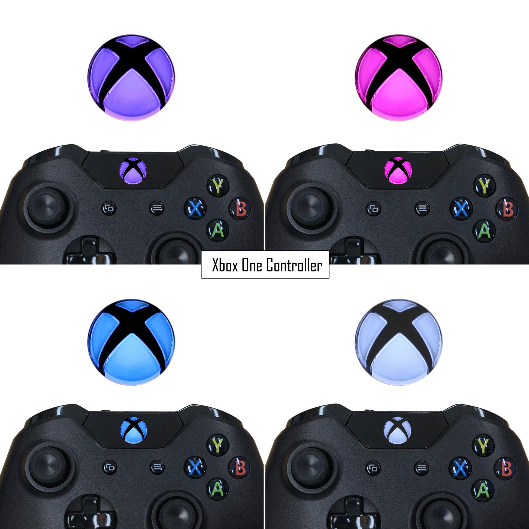 Xbox one controller on sale home button led