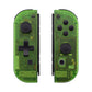eXtremeRate Retail Transparent Clear Green Joycon Handheld Controller Housing (D-Pad Version) with Full Set Buttons, DIY Replacement Shell Case for NS Switch JoyCon & OLED JoyCon - Console Shell NOT Included - JZM503