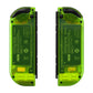 eXtremeRate Retail Clear Lime Green Joycon Handheld Controller Housing (D-Pad Version) with Full Set Buttons, DIY Replacement Shell Case for NS Switch JoyCon & OLED JoyCon - Console Shell NOT Included - JZM510