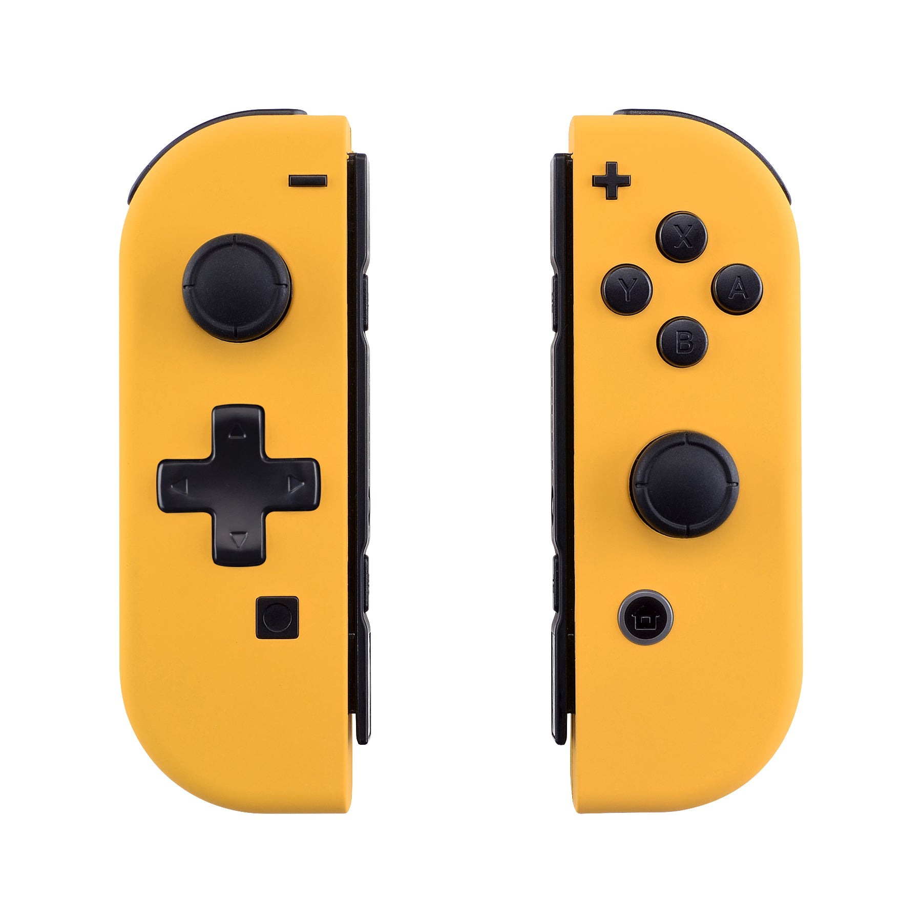 eXtremeRate Dpad Version Replacement Full Set Shell Case with Buttons for  Joycon of NS Switch - Caution Yellow