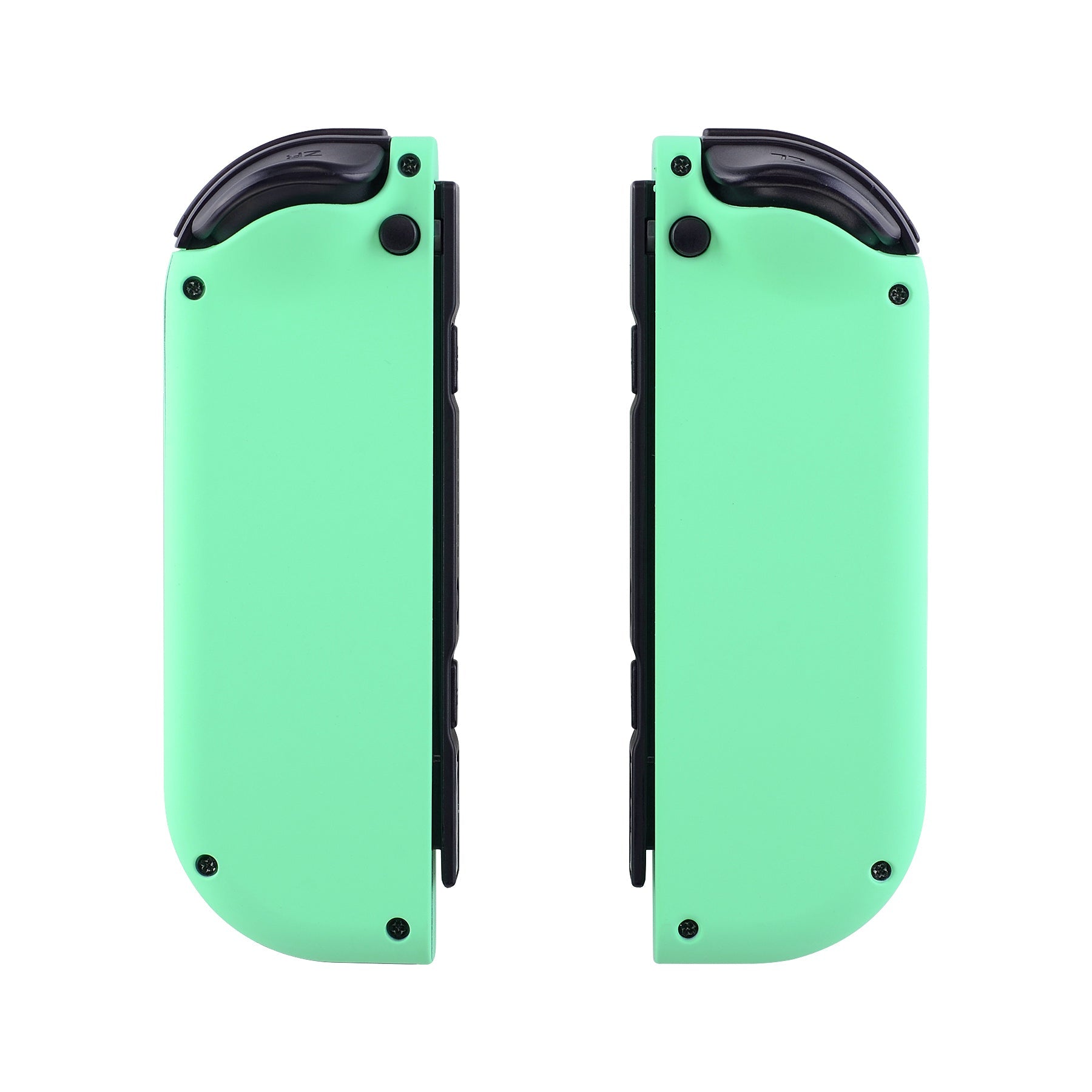 eXtremeRate Retail Soft Touch Mint Green Joycon Handheld Controller Housing (D-Pad Version) with Full Set Buttons, DIY Replacement Shell Case for NS Switch JoyCon & OLED JoyCon - Console Shell NOT Included  - JZP308