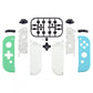 eXtremeRate Retail Joycon Handheld Controller Mint Green & Heaven Blue Housing (D-Pad Version) with Full Set Buttons, DIY Replacement Shell Case for NS Switch JoyCon & OLED JoyCon - Joycon and Console NOT Included - JZP311