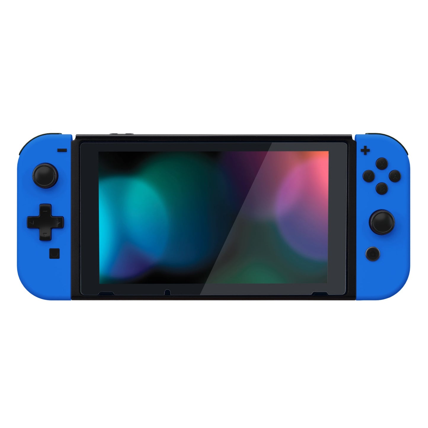eXtremeRate Retail Blue Joycon Handheld Controller Housing (D-Pad Version) with Full Set Buttons, DIY Replacement Shell Case for NS Switch JoyCon & OLED JoyCon - Console Shell NOT Included - JZP313