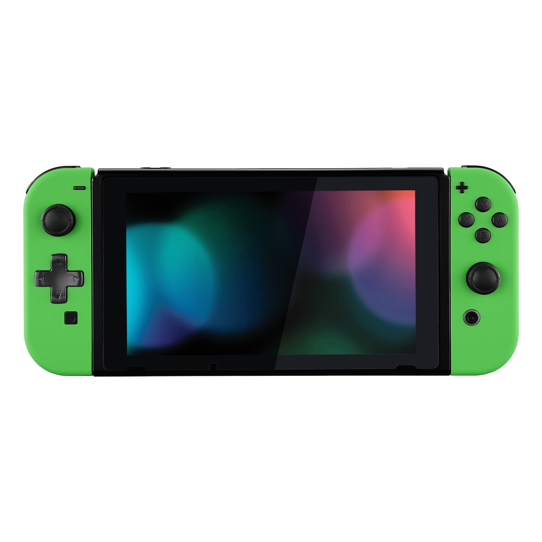 eXtremeRate Retail Green Joycon Handheld Controller Housing (D-Pad Version) with Full Set Buttons, DIY Replacement Shell Case for NS Switch JoyCon & OLED JoyCon - Console Shell NOT Included - JZP314