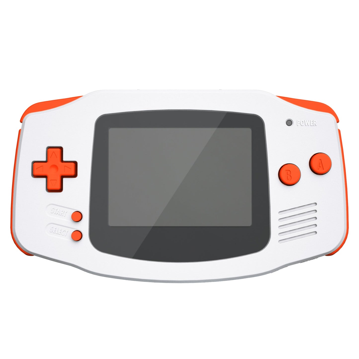 eXtremeRate Retail Orange GBA Replacement Full Set Buttons for Gameboy Advance - Handheld Game Console NOT Included - KAG2004