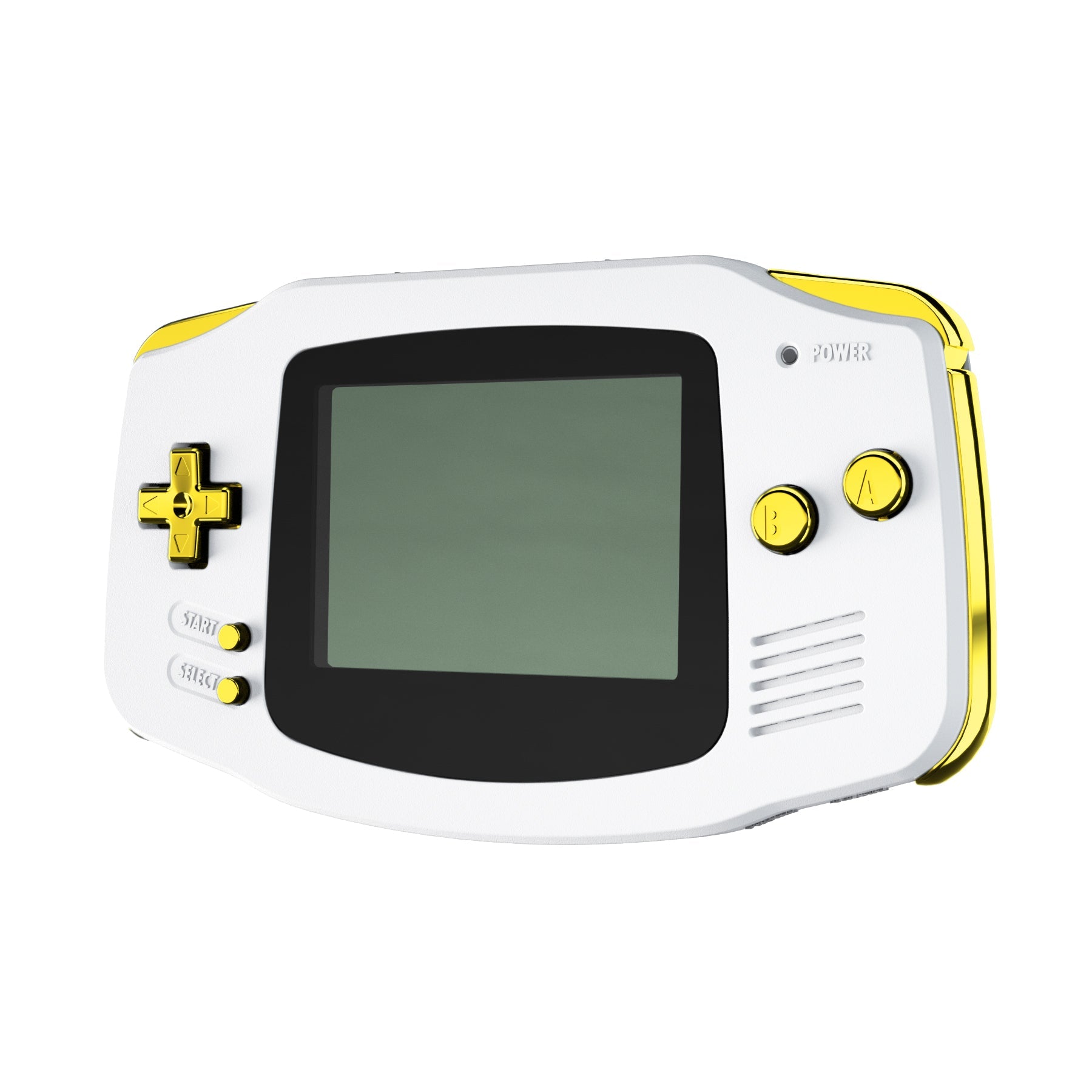 クロムゴールド GBA 交換用フルセットボタン ゲームボーイアドバンス用 - ハンドヘルドゲームコンソールは含まれません - KAG3001