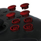 eXtremeRate Retail Scarlet Red Interchangeable ABXY Buttons for Nintendo Switch Pro Controller, DIY Swappable Replacement ABXY for NS Pro Controller- Controller NOT Included - KRH602