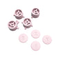 eXtremeRate Retail Cherry Blossoms Pink Interchangeable ABXY Buttons for Nintendo Switch Pro Controller, DIY Swappable Replacement ABXY for NS Pro Controller- Controller NOT Included - KRH605