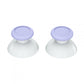 eXtremeRate Retail Light Violet & White Dual-color Replacement 3D Joystick Thumbsticks, Analog Thumb Sticks with Cross Screwdriver for Nintendo Switch Pro Controller - KRM508