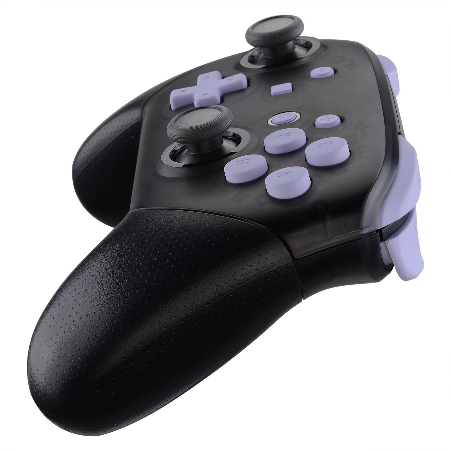 eXtremeRate Retail Light Violet Repair ABXY D-pad ZR ZL L R Keys for Nintendo Switch Pro Controller, DIY Replacement Full Set Buttons with Tools for Nintendo Switch Pro - Controller NOT Included - KRP310