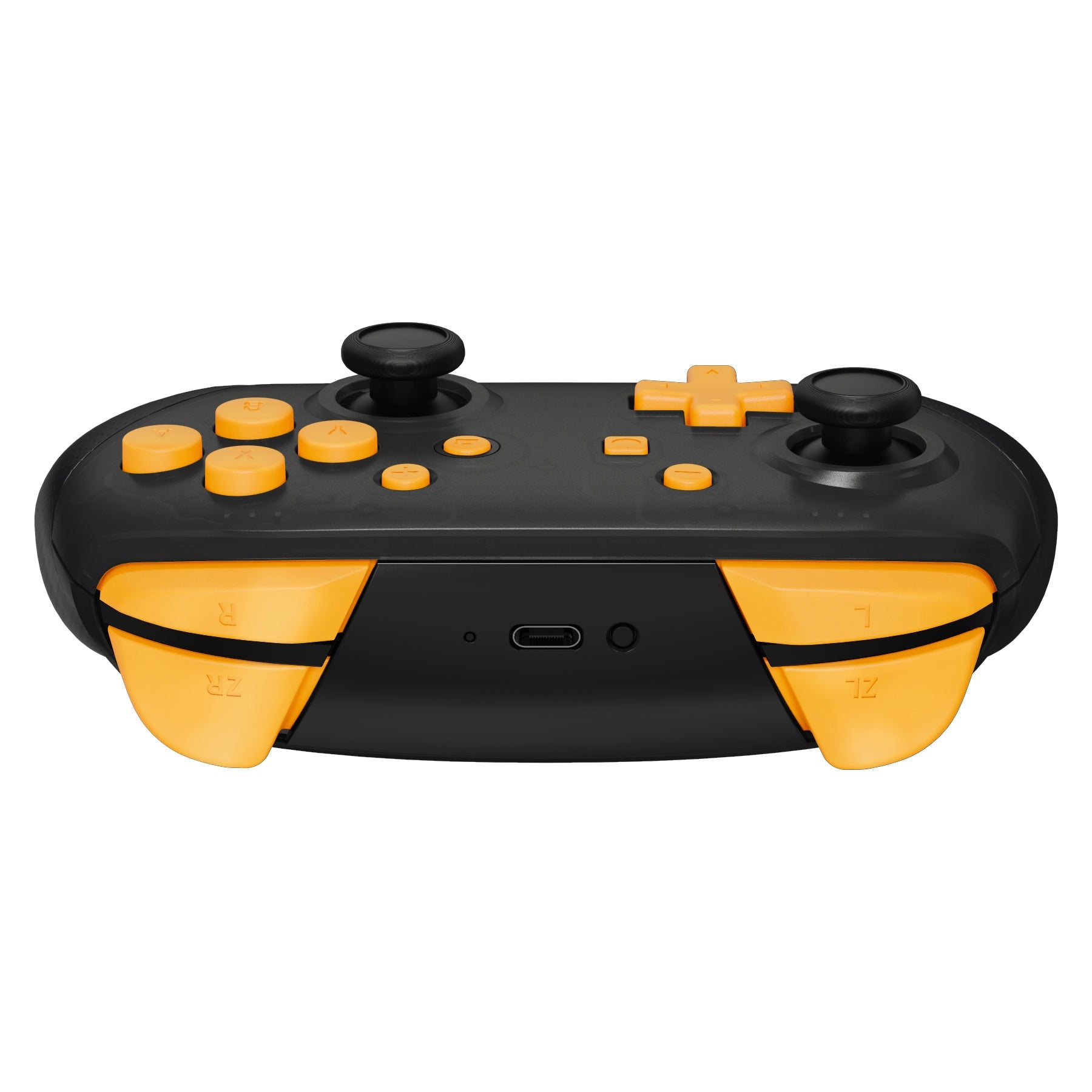 eXtremeRate Retail Caution Yellow Repair ABXY D-pad ZR ZL L R Keys for NS Switch Pro Controller, DIY Replacement Full Set Buttons with Tools for NS Switch Pro - Controller NOT Included - KRP318