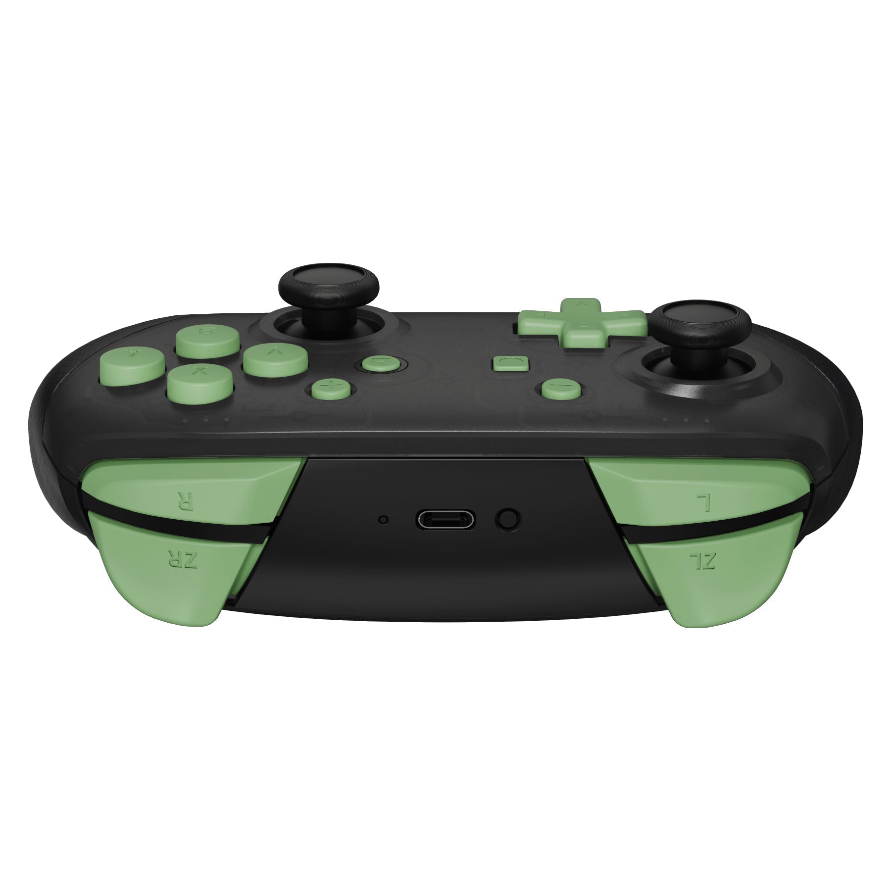 eXtremeRate Retail Matcha Green Repair ABXY D-pad ZR ZL L R Keys for NS Switch Pro Controller, DIY Replacement Full Set Buttons with Tools for NS Switch Pro - Controller NOT Included - KRP339