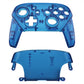 eXtremeRate Retail Transparent Clear Blue Faceplate and Backplate for Nintendo Switch Pro Controller, DIY Replacement Shell Housing Case for Nintendo Switch Pro - Controller NOT Included - MRM503
