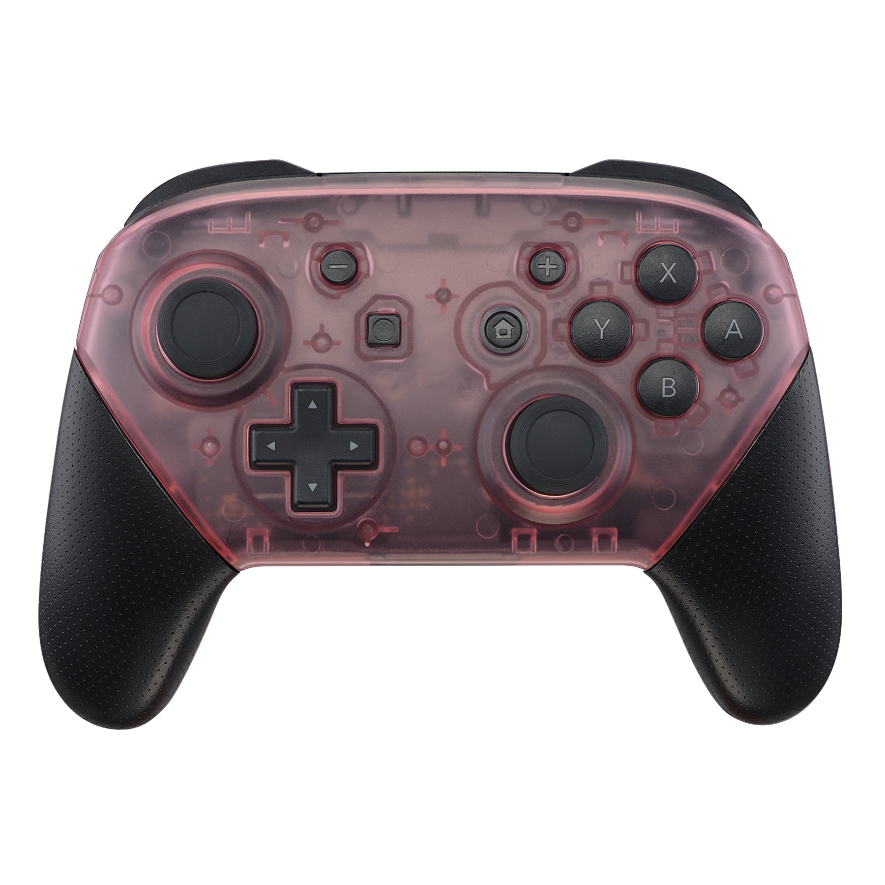 eXtremeRate Replacement Faceplate and Backplate for Nintendo Switch Pro Controller Cherry Pink