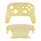 eXtremeRate Retail Amber Yellow Faceplate and Backplate for Nintendo Switch Pro Controller, DIY Replacement Shell Housing Case for Nintendo Switch Pro - Controller NOT Included - MRM509