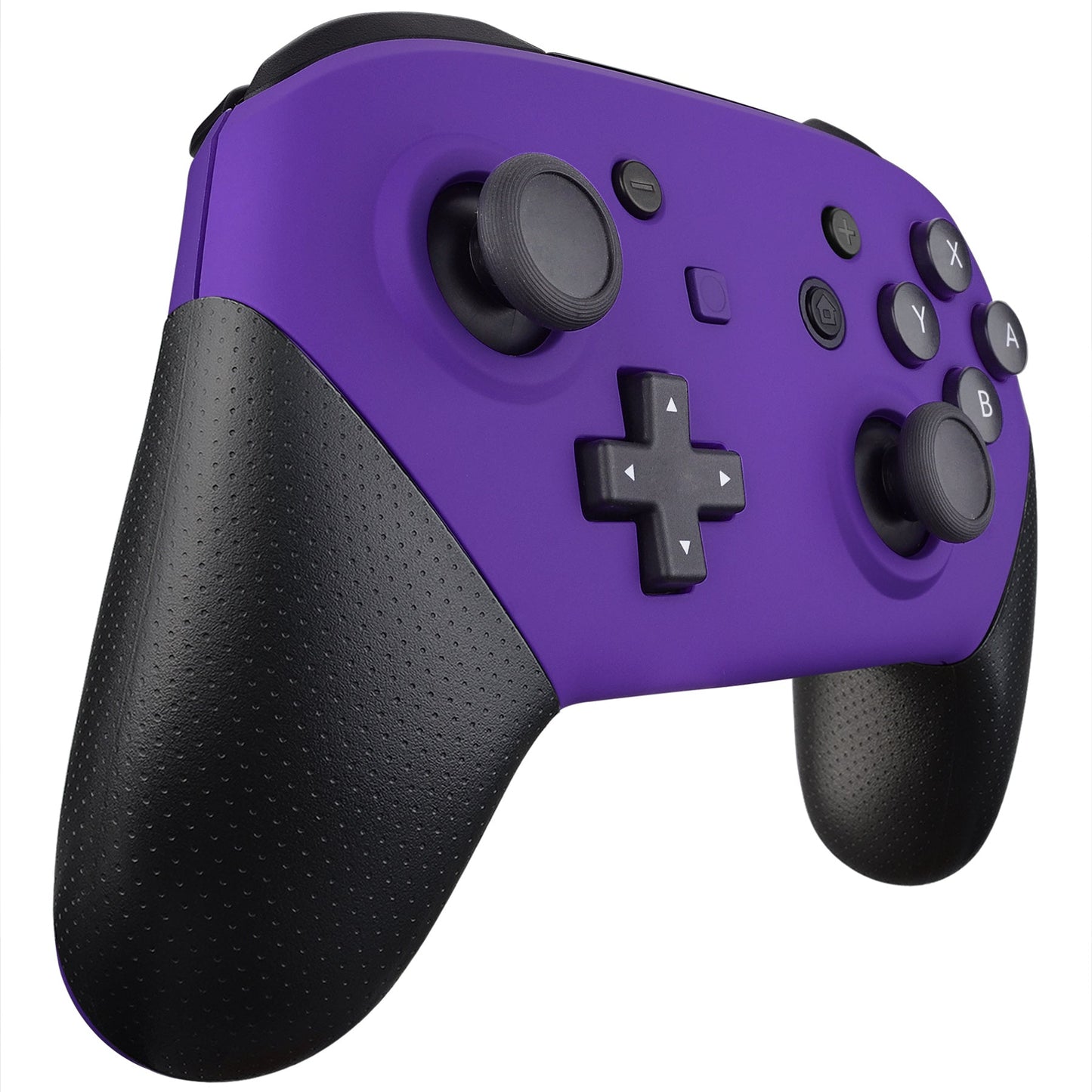 eXtremeRate Retail Purple Faceplate and Backplate for Nintendo Switch Pro Controller, Soft Touch DIY Replacement Shell Housing Case for Nintendo Switch Pro - Controller NOT Included - MRP305