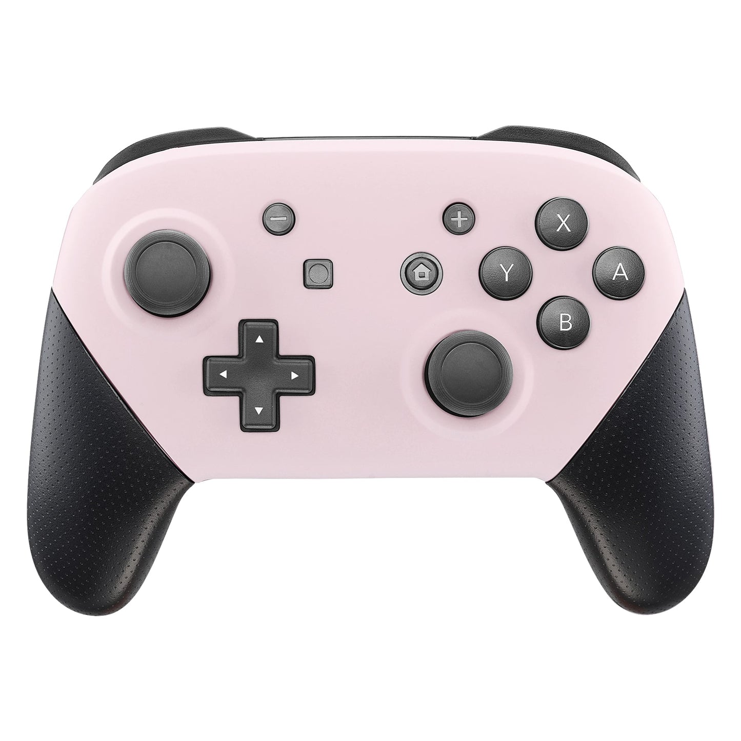 eXtremeRate Retail Cherry Blossoms Pink Faceplate and Backplate for Nintendo Switch Pro Controller, Soft Touch DIY Replacement Shell Housing Case for Nintendo Switch Pro - Controller NOT Included - MRP307