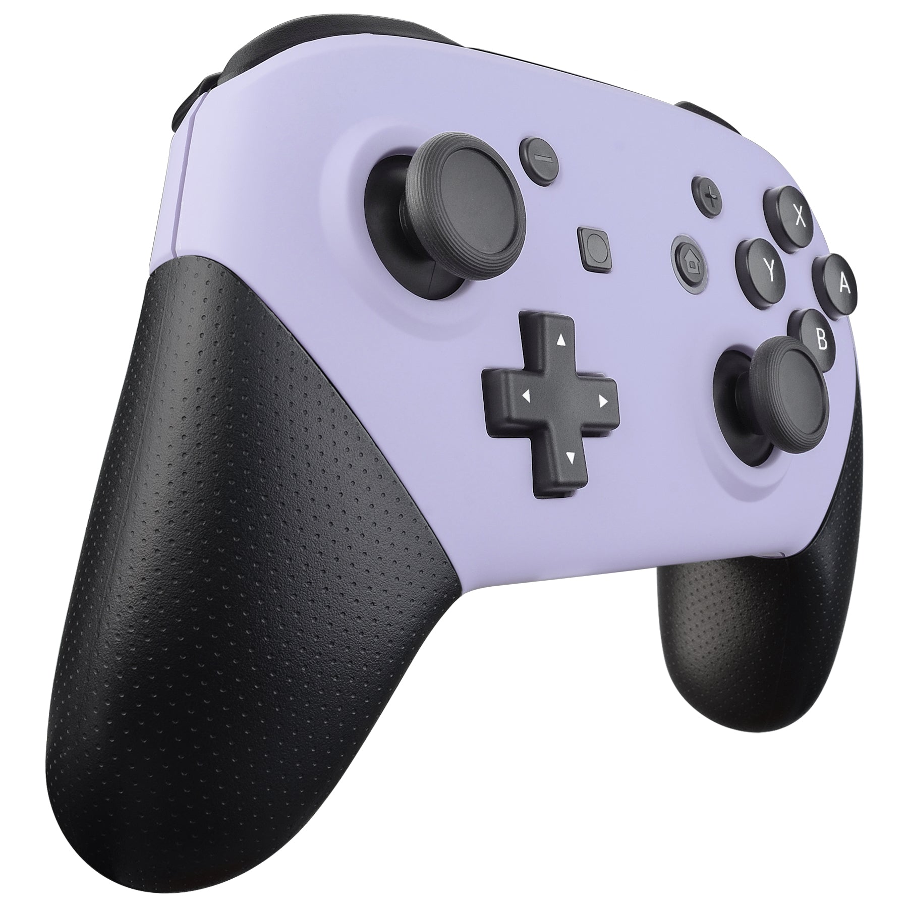 eXtremeRate Retail Light Violet Faceplate and Backplate for Nintendo Switch Pro Controller, Soft Touch DIY Replacement Shell Housing Case for Nintendo Switch Pro - Controller NOT Included - MRP310