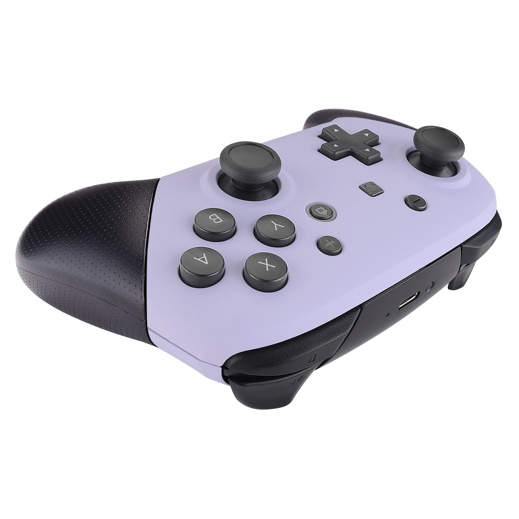 eXtremeRate Retail Light Violet Faceplate and Backplate for Nintendo Switch Pro Controller, Soft Touch DIY Replacement Shell Housing Case for Nintendo Switch Pro - Controller NOT Included - MRP310