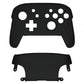 eXtremeRate Retail Black Faceplate and Backplate for Nintendo Switch Pro Controller, Soft Touch DIY Replacement Shell Housing Case for Nintendo Switch Pro - Controller NOT Included - MRP315