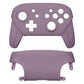 eXtremeRate Retail Dark Grayish Violet Faceplate and Backplate for NS Switch Pro Controller, Soft Touch DIY Replacement Shell Housing Case for NS Switch Pro Controller - Controller NOT Included - MRP328