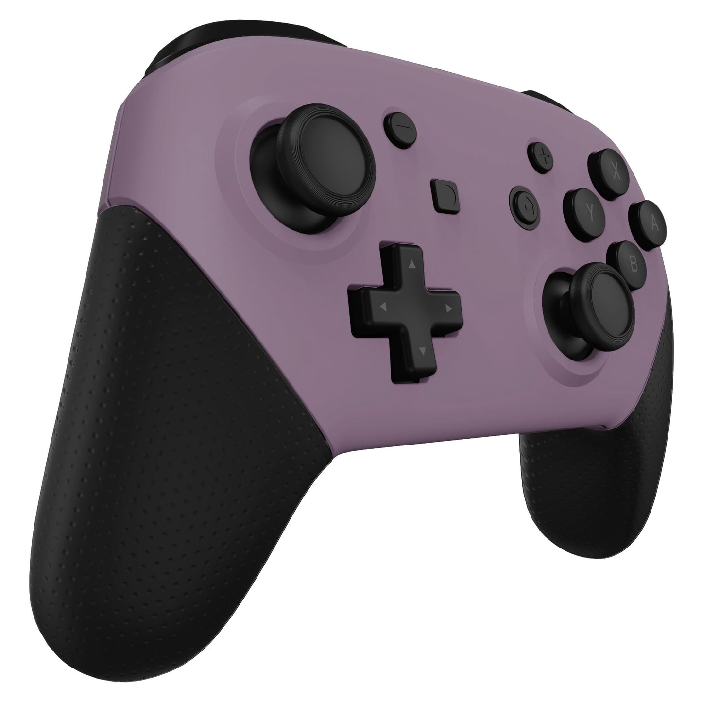 eXtremeRate Retail Dark Grayish Violet Faceplate and Backplate for NS Switch Pro Controller, Soft Touch DIY Replacement Shell Housing Case for NS Switch Pro Controller - Controller NOT Included - MRP328
