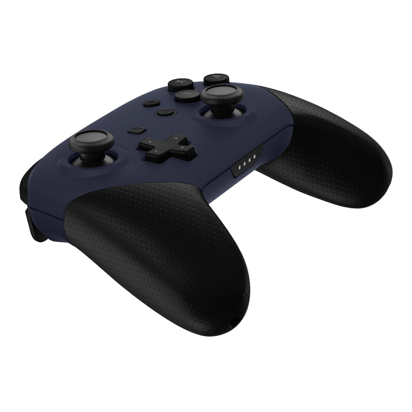 eXtremeRate Retail Midnight Blue Faceplate and Backplate for NS Switch Pro Controller, Soft Touch DIY Replacement Shell Housing Case for NS Switch Pro Controller - Controller NOT Included - MRP353